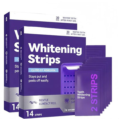 New Purple Teeth Whitening Strips 2Box