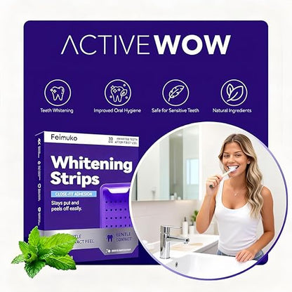 New Purple Teeth Whitening Strips 2Box